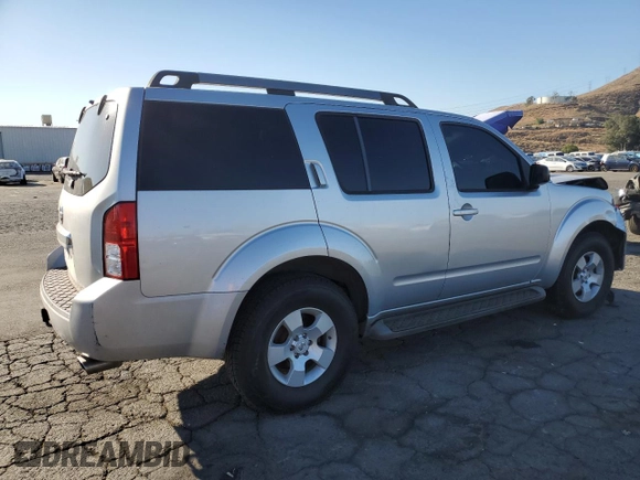 2008 Nissan Pathfinder SE with VIN 5N1AR18U28C605215, listed as a Copart auction lot 81089434 with 132,715 mi miles and Salvage Title. Bid and sale history available at carsss.com. Image 3.