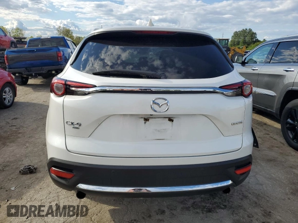 2020 Mazda CX-9 Grand Touring with VIN JM3TCBDY1L0405697, listed as a Copart auction lot 72993724 with 54,140 mi miles and Salvage Title. Bid and sale history available at carsss.com. Image 6.