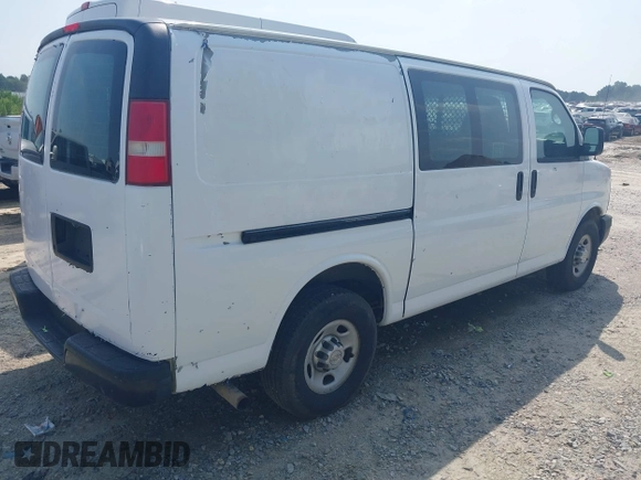 2012 Chevrolet Express Cargo with VIN 1GCWGFCA6C1194707, listed as a IAAI auction lot 42424538 with 335,965 mi miles and . Bid and sale history available at DreamBid. Image 4.