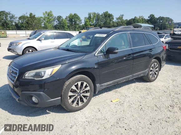 2016 Subaru Outback Limited z VIN 4S4BSENC0G3334178, wystawiony jako Copart lot #61968945 z przebiegiem 127 896 mil mil oraz Szkoda całkowita • Salvage title. Historia ofert i sprzedaży dostępna na DreamBid. Obrazek 1.