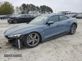 2023 Audi e-tron GT Premium Plus z VIN WAUFJBFW7P7003765, wystawiony jako Copart lot #51205295 z przebiegiem 21 519 mil mil oraz Szkoda całkowita • Salvage title. Historia ofert i sprzedaży dostępna na DreamBid. Obrazek 1.