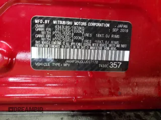 2020 Mitsubishi Outlander ES with VIN JA4AP3AU0LU007170, listed as a Copart auction lot 50936925 with 108,597 mi miles and Salvage title. Bid and sale history available at DreamBid. Image 16.