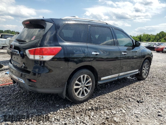 2013 Nissan Pathfinder S with VIN 5N1AR2MN7DC615348, listed as a Copart auction lot 58083035 with 41,949 mi miles and Salvage title. Bid and sale history available at DreamBid. Image 3.