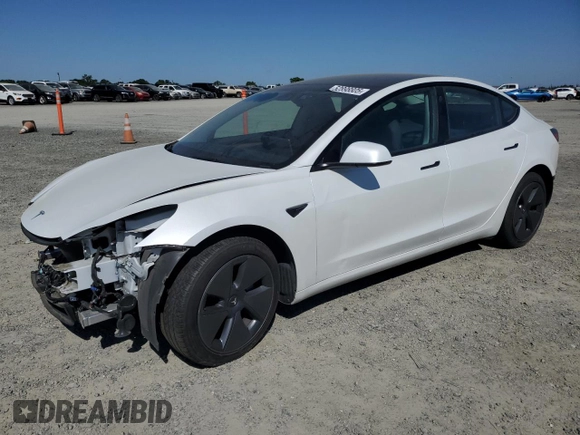 2023 Tesla Model 3 с VIN 5YJ3E1EAXPF541042, выставлен на аукционе Copart как лот 52898805 с пробегом 59 724 миль миль и Списание • Salvage title. История ставок и продаж доступна на DreamBid. Изображение 1.