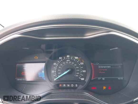 2019 Ford Fusion SE with VIN 3FA6P0HD7KR169700, listed as a IAAI auction lot 42064494 with 56,463 mi miles and . Bid and sale history available at DreamBid. Image 7.