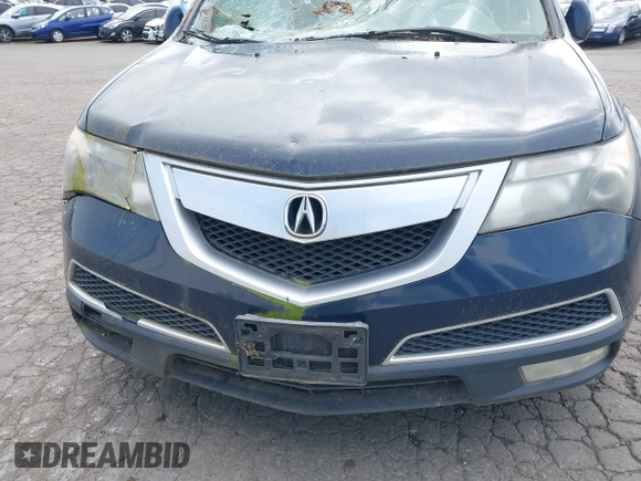 2011 Acura MDX Tech Pkg with VIN 2HNYD2H67BH510866, listed as a IAAI auction lot 42009473 with 1 mi miles. Bid and sale history available at carsss.com. Image 10.