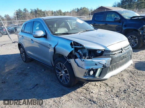 2018 Mitsubishi Outlander Sport SE 2.4 with VIN JA4AR3AW9JZ005073, listed as a IAAI auction lot 41277315 with 72,492 mi miles. Bid and sale history available at carsss.com. Image 1.