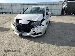 2023 Nissan LEAF S with VIN 1N4AZ1BV8PC556452, listed as a Copart auction lot 52210085 with 12,587 mi miles and Salvage Title. Bid and sale history available at DreamBid. Image 11.