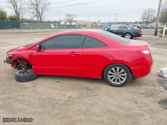 2010 Honda Civic Cpe EX with VIN 2HGFG1B8XAH521210, listed as a IAAI auction lot 41837547 with 132,911 mi miles. Bid and sale history available at carsss.com. Image 15.