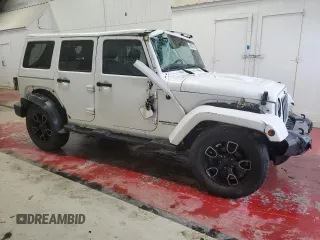 2017 Jeep Wrangler Unlimited 75th Anniversary with VIN 1C4BJWEG4HL675312, listed as a Copart auction lot 43602725 with 99,952 mi miles and Salvage title. Bid and sale history available at DreamBid. Image 4.