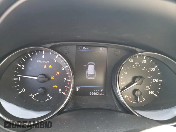 2018 Nissan Rogue SV with VIN KNMAT2MVXJP615158, listed as a Copart auction lot 45275725 with 66,662 mi miles and Salvage Title. Bid and sale history available at carsss.com. Image 9.