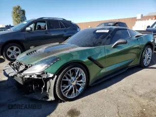 2016 Chevrolet Corvette 1LT with VIN 1G1YB2D78G5117170, listed as a Copart auction lot 83231024 with 73,274 mi miles and Salvage Title. Bid and sale history available at carsss.com. Image 1.
