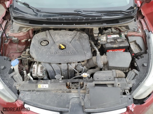 2016 Hyundai Elantra SE with VIN 5NPDH4AEXGH699419, listed as a Copart auction lot 49086175 with 129,252 mi miles and Salvage Title. Bid and sale history available at carsss.com. Image 11.