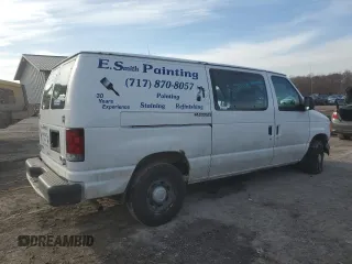 2004 Ford Econoline Cargo with VIN 1FTRE14W54HB47967, listed as a Copart auction lot 44264425 with 256,701 mi miles and Salvage Title. Bid and sale history available at carsss.com. Image 3.
