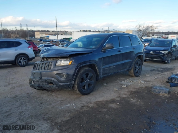 2015 Jeep Grand Cherokee Altitude with VIN 1C4RJFAG2FC631228, listed as a IAAI auction lot 41447896 with 1 mi miles. Bid and sale history available at carsss.com. Image 18.