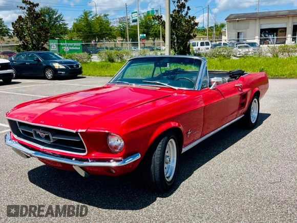 1967 Ford Mustang с VIN 7T03C190482, выставлен на аукционе Copart как лот 65656085 с пробегом 28 531 миль миль и Чистый • Clean title. История ставок и продаж доступна на DreamBid. Изображение 2.