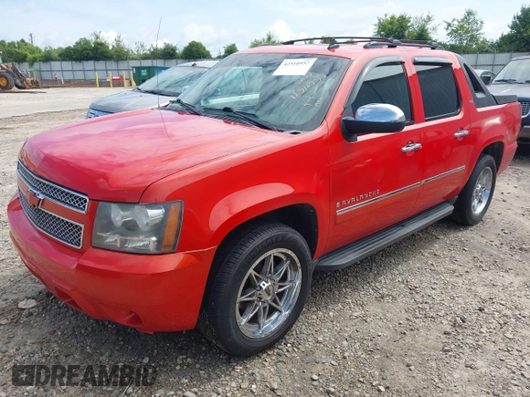 2009 Chevrolet Avalanche LTZ with VIN 3GNFK32059G229423, listed as a IAAI auction lot 42510957 with 192,935 mi miles and . Bid and sale history available at DreamBid. Image 2.