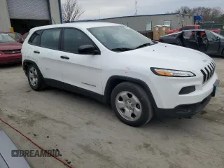 2017 Jeep Cherokee Sport with VIN 1C4PJMAB3HW651280, listed as a Copart auction lot 50682055 with 130,253 mi miles and Salvage Title. Bid and sale history available at carsss.com. Image 4.