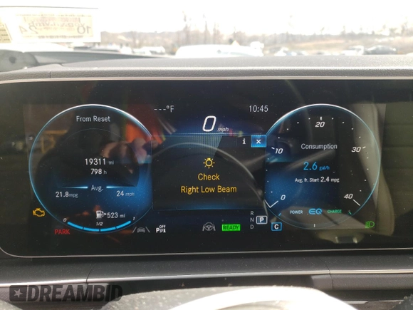 2020 Mercedes-Benz GLS with VIN 4JGFF5KE3LA292932, listed as a Copart auction lot 67631672 with 19,311 mi miles. Bid and sale history available at carsss.com. Image 9.