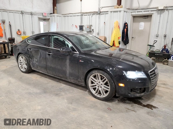 2015 Audi A7 3.0 Premium Plus with VIN WAUWGAFC5FN007063, listed as a Copart auction lot 47376845 with 168,290 mi miles and Non Repairable. Bid and sale history available at carsss.com. Image 4.