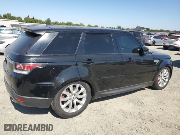 2016 Land Rover Range Rover Sport Dynamic with VIN SALWR2EF6GA556268, listed as a Copart auction lot 61157955 with 95,490 mi miles and Clean title. Bid and sale history available at DreamBid. Image 3.