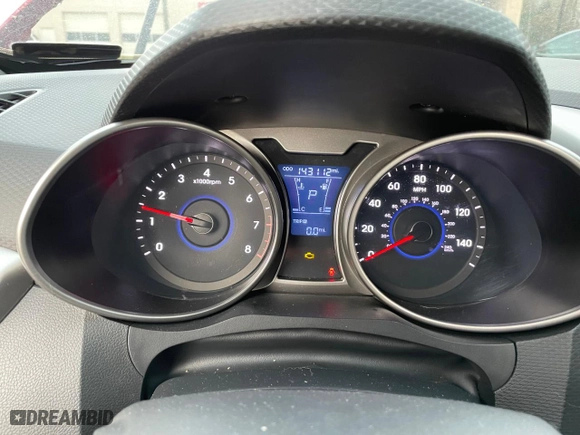 2015 Hyundai Veloster with VIN KMHTC6AD0FU238274, listed as a Copart auction lot 45174464 with 143,112 mi miles. Bid and sale history available at carsss.com. Image 8.
