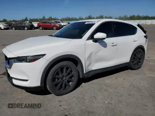 2018 Mazda CX-5 Grand Touring z VIN JM3KFADM4J1365729, wystawiony jako Copart lot #58059855 z przebiegiem 75 329 mil mil oraz Szkoda całkowita • Salvage title. Historia ofert i sprzedaży dostępna na DreamBid. Obrazek 1.