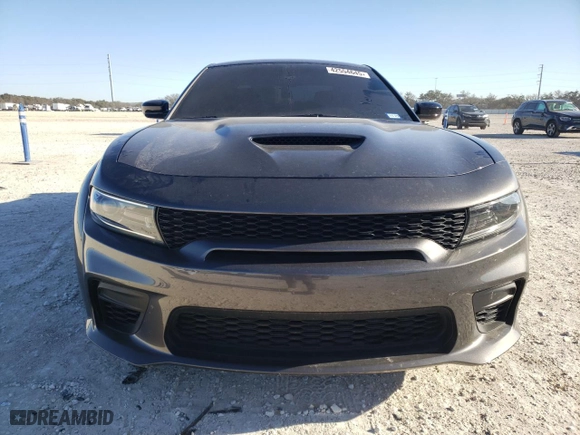 2023 Dodge Charger Scat Pack Widebody with VIN 2C3CDXGJ9PH651887, listed as a Copart auction lot 42554645 with 9,778 mi miles and Clean Title. Bid and sale history available at carsss.com. Image 5.