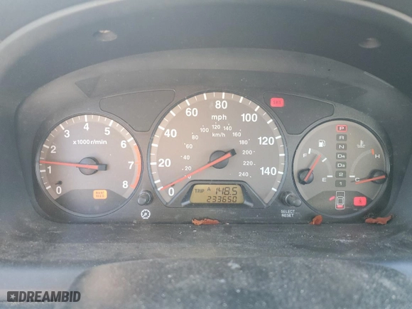 2001 Honda Accord Cpe EX with VIN 1HGCG32531A024065, listed as a Copart auction lot 41493535 with 233,650 mi miles and Salvage Title. Bid and sale history available at carsss.com. Image 9.