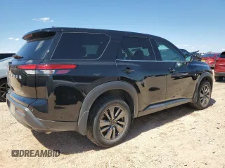 2023 Nissan Pathfinder S with VIN 5N1DR3AC1PC230734, listed as a Copart auction lot 56006835 with 37,238 mi miles and Salvage title. Bid and sale history available at DreamBid. Image 3.