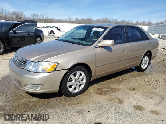 2000 Toyota Avalon XL with VIN 4T1BF28B4YU004237, listed as a Copart auction lot 49889625 with 298,409 mi miles and Non Repairable. Bid and sale history available at DreamBid. Image 1.
