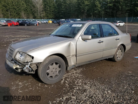 1994 Mercedes-Benz C with VIN WDBHA28E3RF034020, listed as a Copart auction lot 44763115 with 191,734 mi miles and Salvage Title. Bid and sale history available at carsss.com. Image 1.