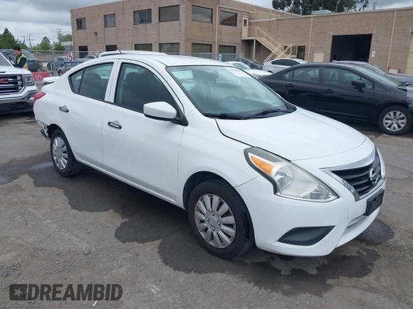 2016 Nissan Versa S Plus with VIN 3N1CN7AP6GL861654, listed as a IAAI auction lot 42065004 with 112,099 mi miles. Bid and sale history available at carsss.com. Image 1.