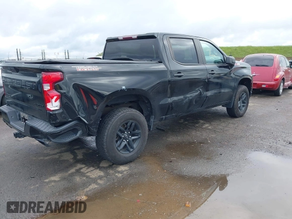 2021 Chevrolet Silverado 1500 Custom Trail Boss with VIN 3GCPYCEF4MG147073, listed as a IAAI auction lot 41786919 with 89,749 mi miles and . Bid and sale history available at DreamBid. Image 4.