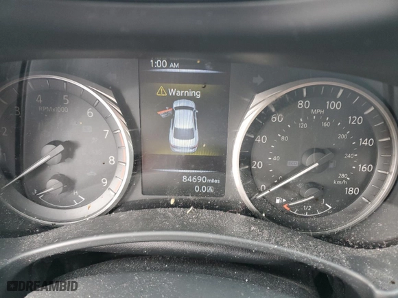 2020 Infiniti Q50 3.0t LUXE with VIN JN1EV7AR4LM251228, listed as a Copart auction lot 44682645 with 84,690 mi miles and Salvage Title. Bid and sale history available at carsss.com. Image 9.