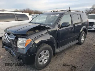 2007 Nissan Pathfinder SE with VIN 5N1AR18W57C626494, listed as a Copart auction lot 41536855 with 120,988 mi miles and Salvage Title. Bid and sale history available at carsss.com. Image 1.