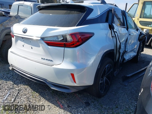 2017 Lexus RX with VIN 2T2BGMCA5HC011623, listed as a IAAI auction lot 41467656 with 55,582 mi miles. Bid and sale history available at carsss.com. Image 4.