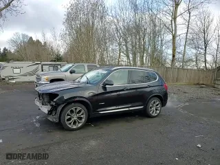 2015 BMW X3 xDrive28i with VIN 5UXWX9C55F0D47187, listed as a Copart auction lot 48899175 with 57,992 mi miles and Salvage Title. Bid and sale history available at carsss.com. Image 11.