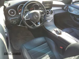 2018 Mercedes-Benz C 300 with VIN WDDWJ4KB4JF681717, listed as a Copart auction lot 45214955 with 153,470 mi miles and Salvage title. Bid and sale history available at DreamBid. Image 8.