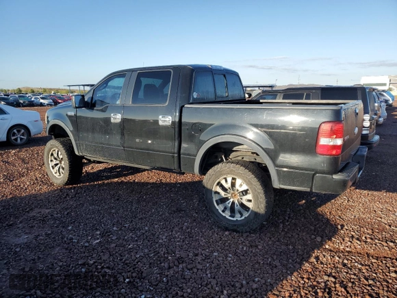 2006 Ford F-150 XLT with VIN 1FTPW14546KD89571, listed as a Copart auction lot 46845925 with 166,009 mi miles and Salvage Title. Bid and sale history available at carsss.com. Image 2.