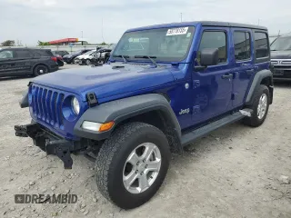 2019 Jeep Wrangler Unlimited Sport S with VIN 1C4HJXDG3KW526414, listed as a Copart auction lot 58778155 with 93,629 mi miles and Salvage title. Bid and sale history available at DreamBid. Image 1.