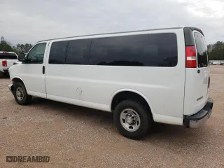2017 Chevrolet Express Passenger LT with VIN 1GAZGPFFXH1281424, listed as a Copart auction lot 43354815 with 110,227 mi miles and Salvage Title. Bid and sale history available at carsss.com. Image 2.