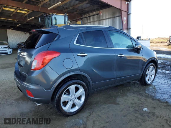 2016 Buick Encore Leather with VIN KL4CJCSB9GB743162, listed as a Copart auction lot 87899485 with 64,108 mi miles and Salvage Title. Bid and sale history available at carsss.com. Image 3.