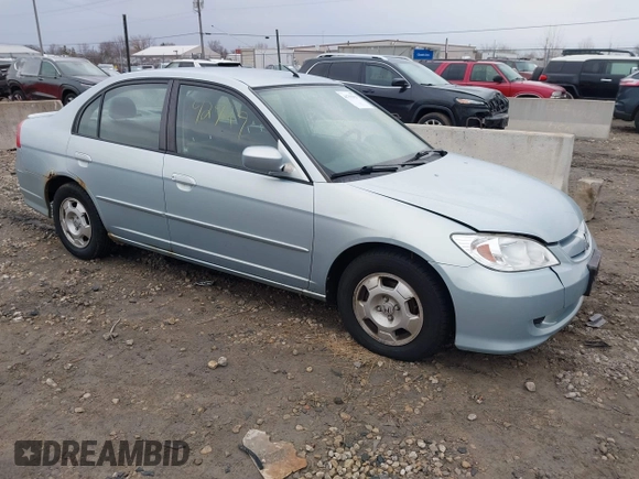 2005 Honda Civic with VIN JHMES96605S020601, listed as a IAAI auction lot 41792929 with 151,178 mi miles and . Bid and sale history available at DreamBid. Image 1.