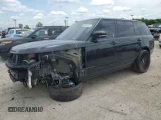 2020 Land Rover Range Rover Autobiography with VIN SALGV5SE7LA585947, listed as a Copart auction lot 59651635 with 34,451 mi miles and Salvage title. Bid and sale history available at DreamBid. Image 1.