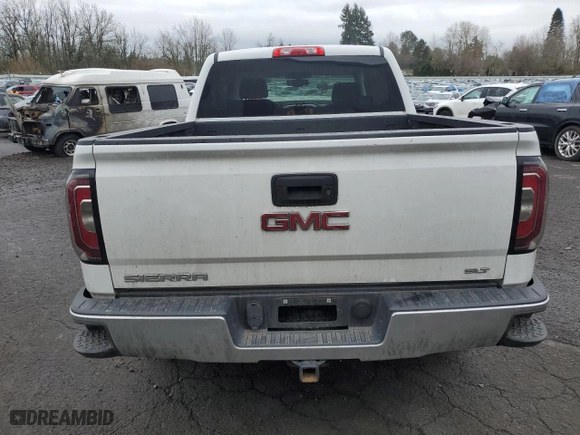 2017 GMC Sierra 1500 SLT with VIN 3GTU2NEC9HG167542, listed as a Copart auction lot 45244935 with 85,624 mi miles and Salvage Title. Bid and sale history available at carsss.com. Image 6.