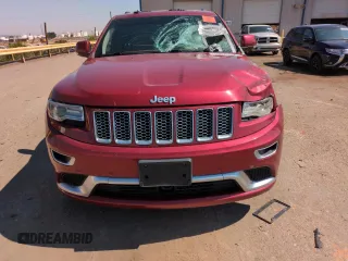 2015 Jeep Grand Cherokee Summit with VIN 1C4RJFJM6FC833687, listed as a Copart auction lot 59620695 with 110,074 mi miles and Salvage title. Bid and sale history available at DreamBid. Image 5.