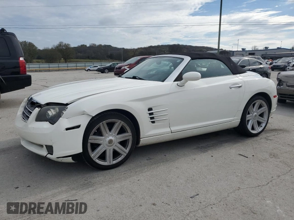 2006 Chrysler Crossfire Limited z VIN 1C3AN65L96X062075, wystawiony jako Copart lot #80575414 z przebiegiem 89 010 mil mil oraz Tytuł czysty. Historia ofert i sprzedaży dostępna na DreamBid. Obrazek 1.