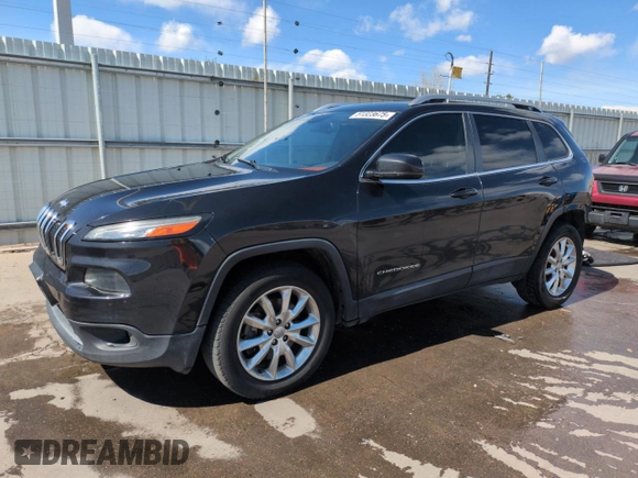 2016 Jeep Cherokee Limited with VIN 1C4PJMDB9GW151425, listed as a Copart auction lot 51323675 with 141,499 mi miles and Salvage Title. Bid and sale history available at DreamBid. Image 1.