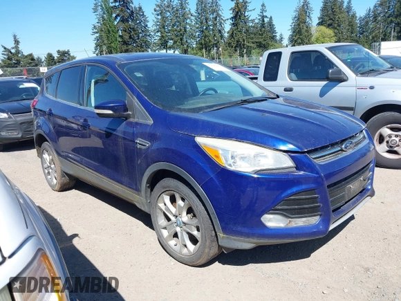 2013 Ford Escape SEL with VIN 1FMCU9HX3DUB97778, listed as a IAAI auction lot 42195445 with 147,154 mi miles. Bid and sale history available at carsss.com. Image 1.